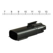 NAMZ, Molex MX-150 connector. Black, receptable, 3-pin