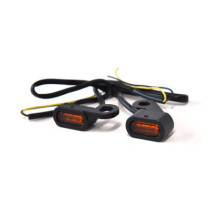 Fastline, below bar LED turn signal set. Black