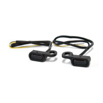 Fastline, below bar LED turn signal set. Black