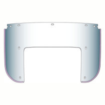 National Cycle, Beaded 7-bolt lower window. Clear