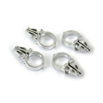 CHROME HANDLEBAR WIRE CLIPS