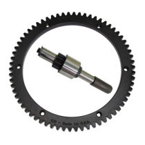 STARTER RING GEAR & JACKSHAFT KIT, 66T