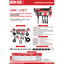 CHARGEUR BK20 12V 3X2A