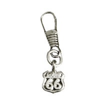 ROUTE 66 ZIPPER PULL