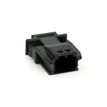 NAMZ, JAE MX-1900 connector. Black, receptable, 2-pins