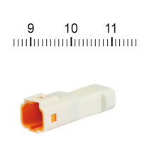 NAMZ, JST Mini connector. White, plug, 3-pin