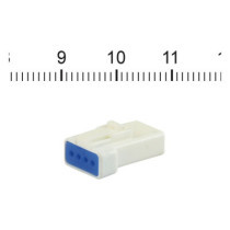 NAMZ, JST Mini connector. White, receptable, 4-pin