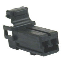 NAMZ, AMP Multilock connector. Black, plug, 2-pins