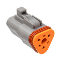 NAMZ, Deutsch DT connectors. Gray, plug housing, 3-pins