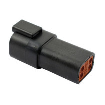 NAMZ, Deutsch connectors. Black, receptable, 4-pins