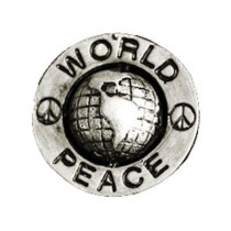 WORLD PEACE BIKER PIN