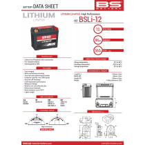 BATTERIE LITHIUM BSLI12