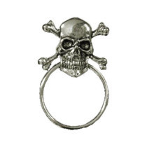 Biker Pins Skull & Bones sunglass holder pin