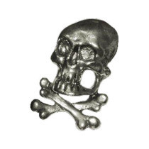 Biker Pins Skull & Bones pin