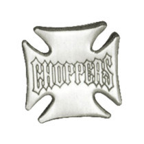 Biker Pins Malese cross choppers pin