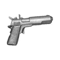 Biker Pins Pistol 1911 pin