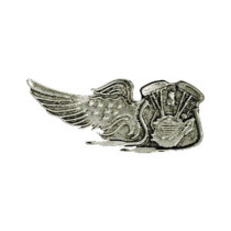 Biker Pins V-twin eagle wing pin