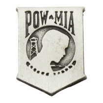 Biker Pins POW/MIA pin