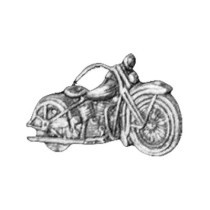 Biker Pins Rigid motorcycle pin