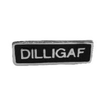 Biker Pins Dilligaf pin