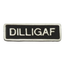 Biker Pins Dilligaf pin