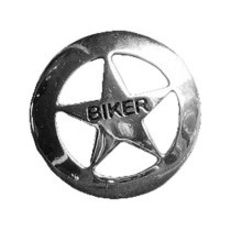 Biker pins Biker star pin