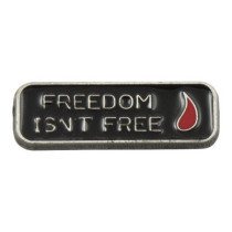 Biker Pins Freedom isn''t free pin