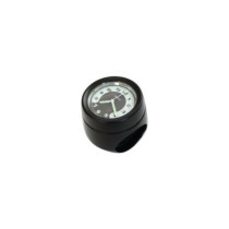  HBAR MOUNTED CLOCK 1.25IN BLK 