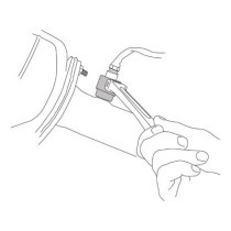 Lisle, dual drive  3/8" - 1/2"  oxygen sensor socket