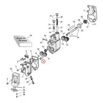 OIL PUMP, IDLER SHAFT