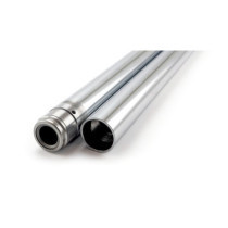 Fork tubes 41mm, 24-1/4". Show chrome