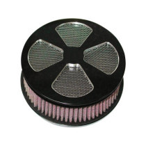  4-Spade Air Cleaner Cover Black 