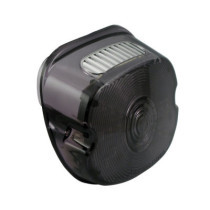 Laydown LED taillight lens assembly. Smoke lens