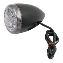 3-1 LED bullet taillight / turn signal combo. Black. Smoke