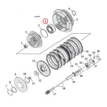 Bearing, clutch hub (double row)