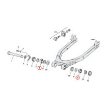 BEARING, SWINGARM. LEFT & RIGHT