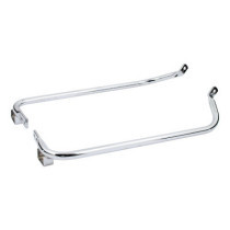 Saddlebag support bracket set. Chrome