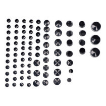 Smoothtopps, push-on cover set (87pc). Black