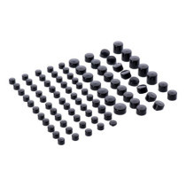 Smoothtopps, push-on cover set (86pc). Black