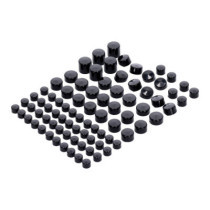 Smoothtopps, push-on cover set (83pc). Black