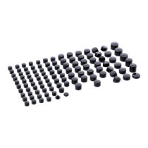 Smoothtopps, push-on cover set (111pc). Black