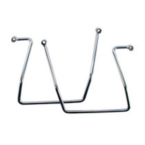 Saddlebag support kit. Chrome