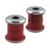 HANDLEBAR DAMPER KIT, RED POLYURETHANE