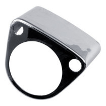 Mounting bracket, speedometer. Chrome