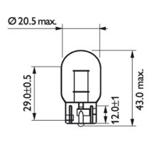 Philips light bulb WY21W