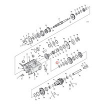 CRANK GEAR NUT, KICKSTART SHAFT