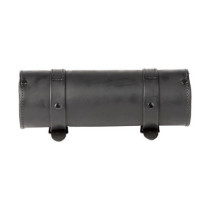 Ledrie, leather tool roll. Black with black buckles. 1L.