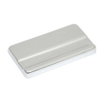 Battery top cover. Chrome