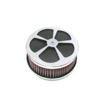  5-Spade Hi-Flow Air Cleaner Chrome 