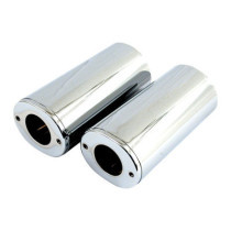 Upper fork slider covers, Std length. Chrome